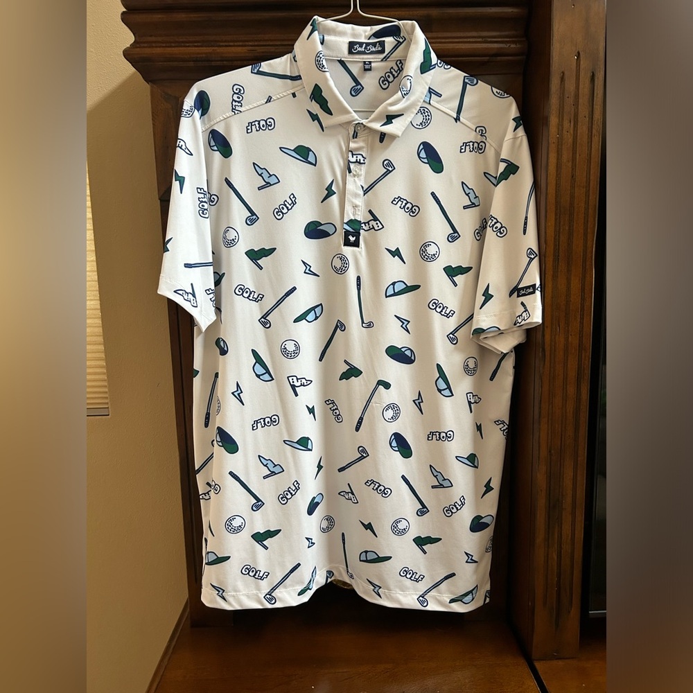 Bad Birdie Mens Golf Shirt